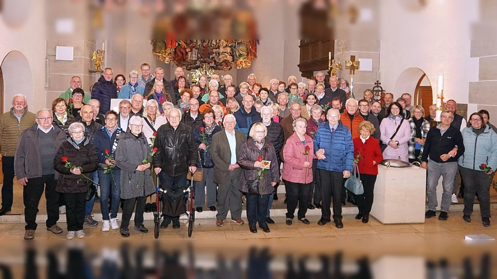 Ehejubiläumsfeier 2025 in der Kirche Heilige Dreifaltigkeit. (Bild: Josef Irlbacher)