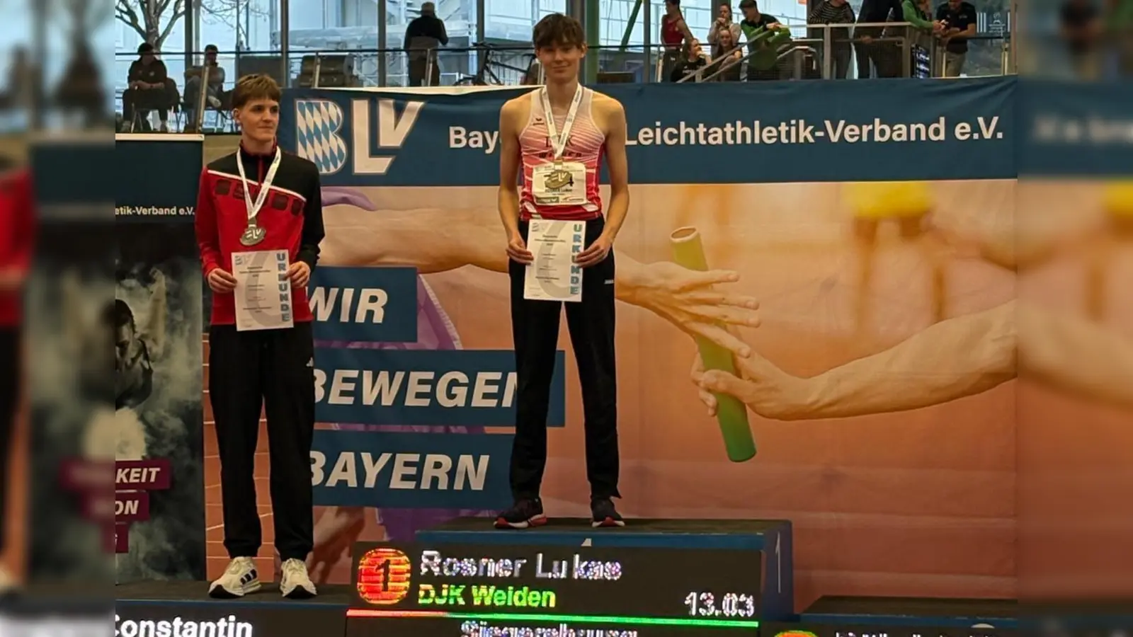 Gold für Lukas Rosner im Dreisprung (Bild: Rosner)