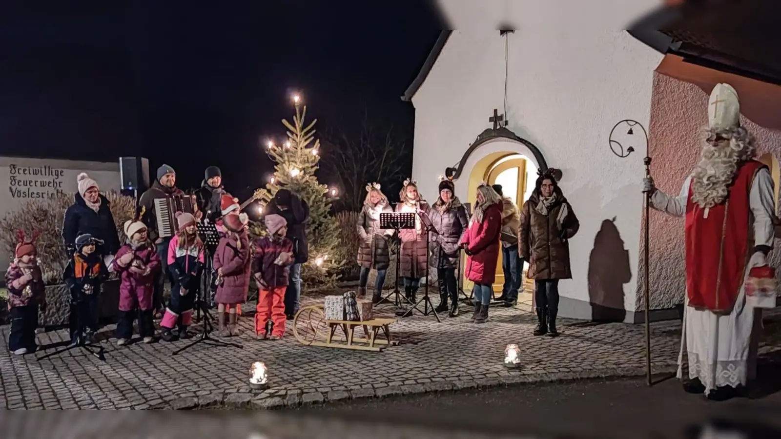 Märchenhafte Weihnachtsveranstaltung mit Nikolausbesuch. (Bild: Josef Völkl)