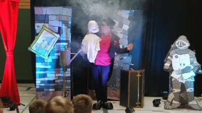 ZaPPaloTT und Gustav, das Gespenst. (Bild: Theresia Rankl)