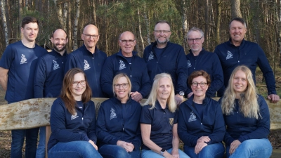 Die neue Mannschaft des Radfahrervereins Eintracht Elbart. (Bild: Christian Wiesneth)