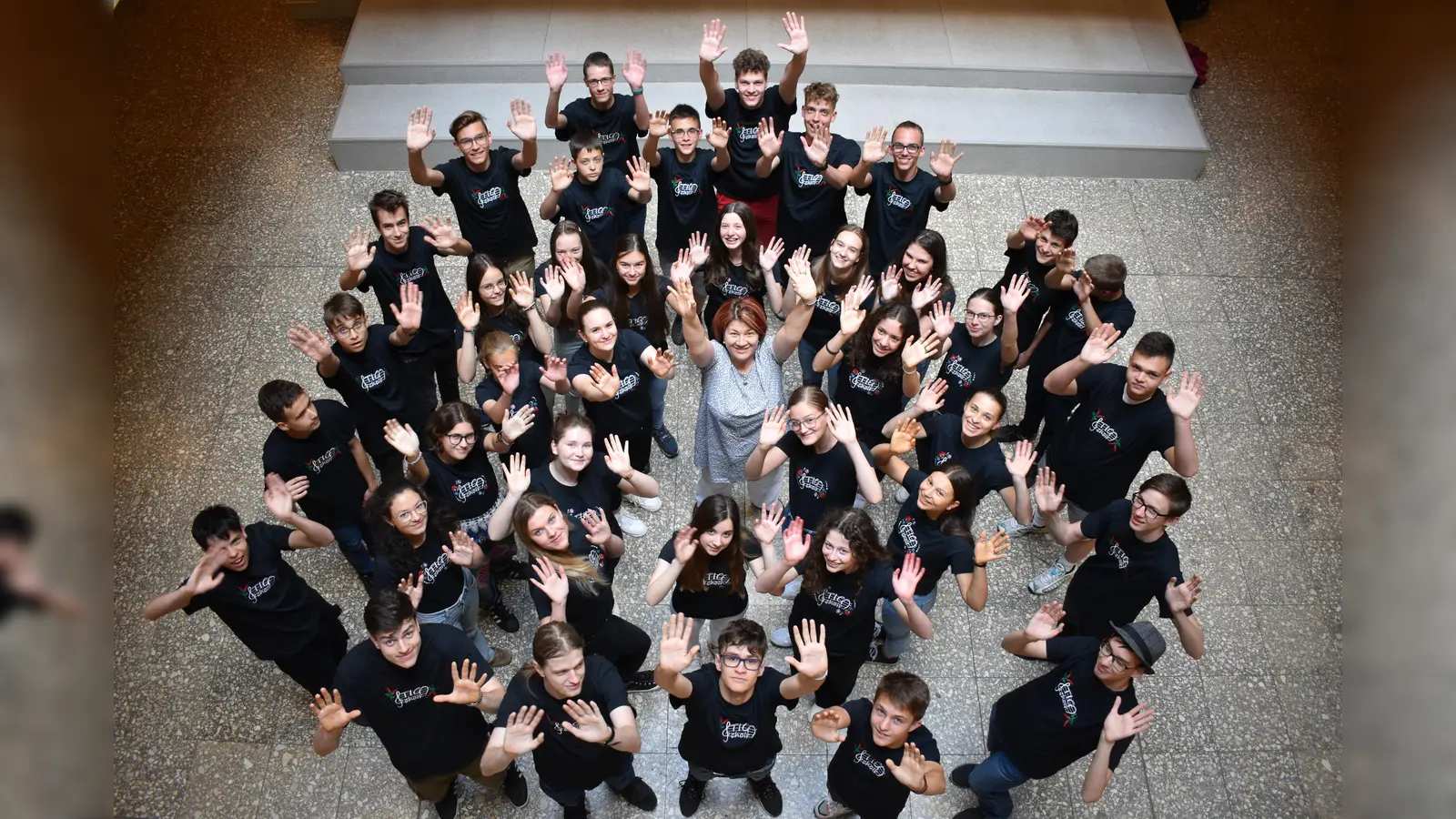 Chor des Gödöllői Török Ignác Gymnasiums – TIG- Chor.  (Bild: Hans Pausch Lennesrieth)