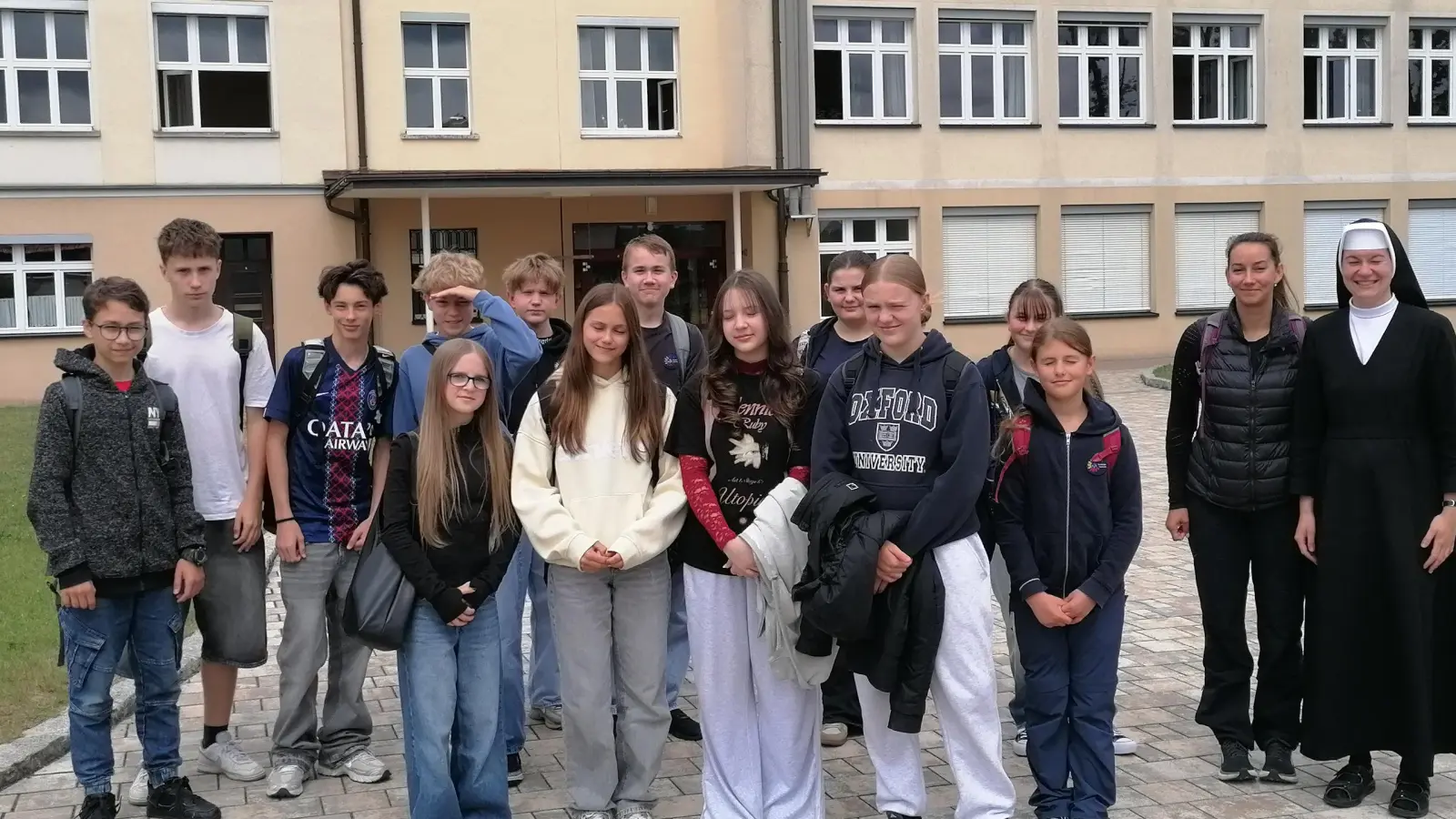Karlsbader Schüler zu Gast in der Realschule Auerbach (Bild: Pavel Hes)