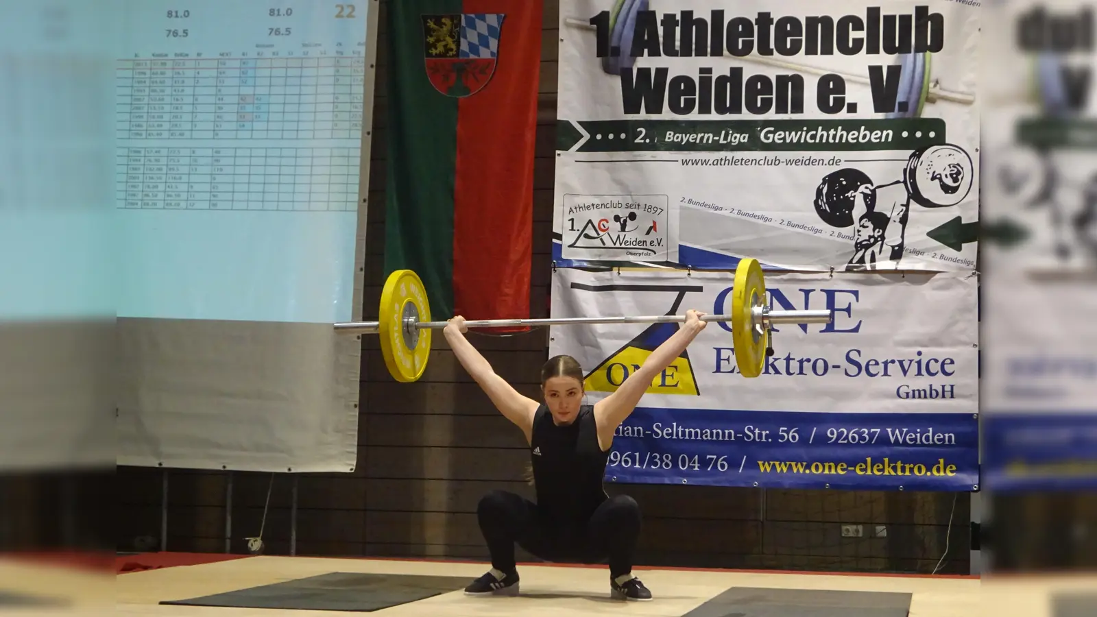 Matilda Bäuml gab bei dem Bayernliga-Kampf ihr Debüt in der Mannschaft des 1. AC Weiden (Bild: Siegfried Schemmel)