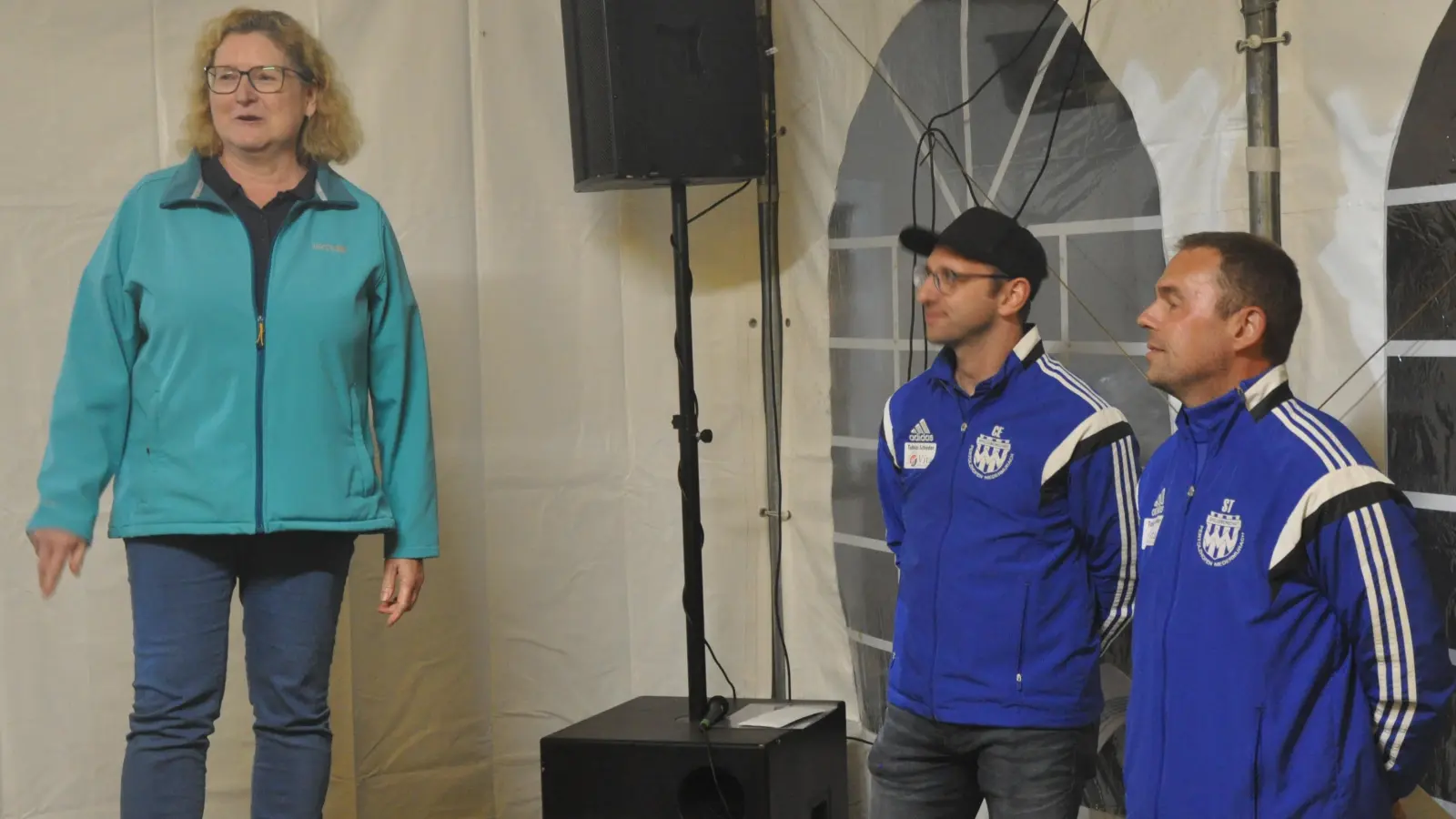 2. Bürgermeisterin Rita Salomon mit den Vorständen Christoph Eckl und Thomas Stigler (von links) (Bild: Martin Stigler)