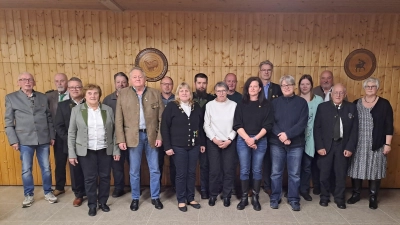 die neue Gauvorstandschaft kann auf bewährte Vorstandsmitglieder bauen  (Bild: Josef Popp)