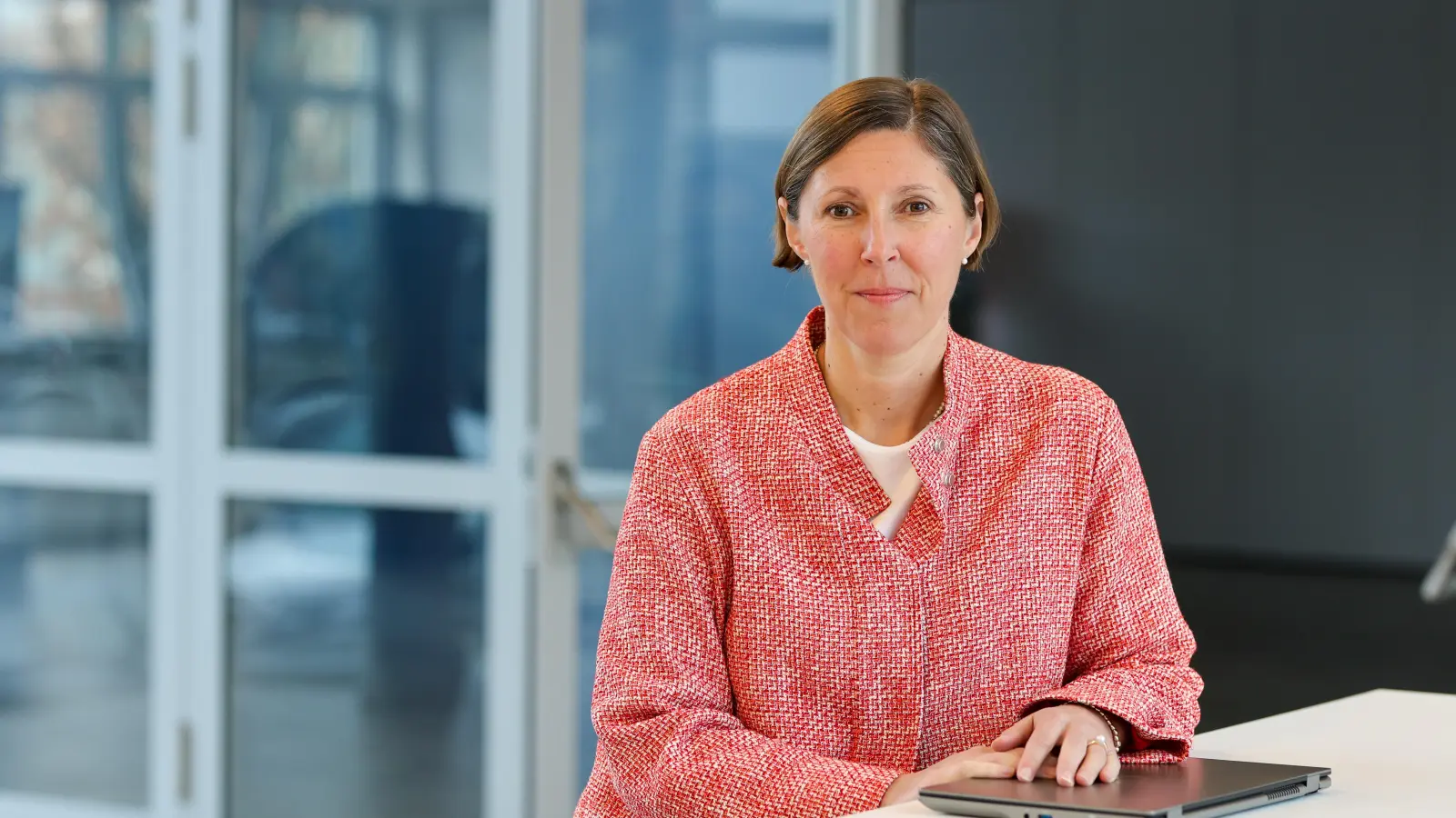 Viola Vogelsang-Reichl, geschäftsführende Verlegerin von Oberpfalz Medien, erzählt von ihrem Karriereweg. (Bild: Viola Vogelsang-Reichl)