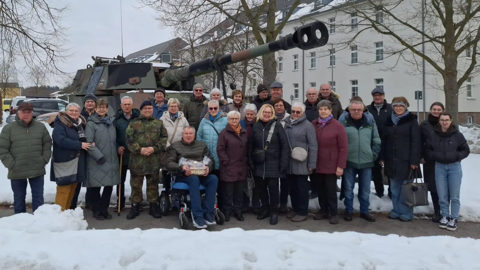 Besichtigung der Major-Radloff-Kaserne in Weiden. (Bild: Elisabeth Guldner)