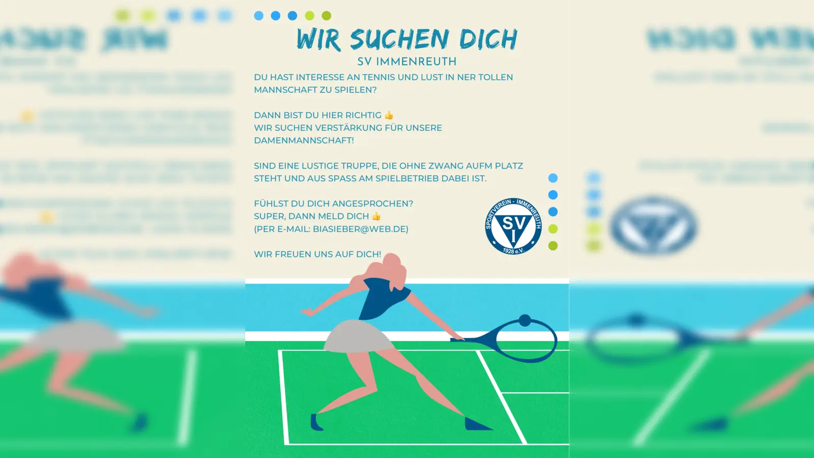 Anzeige Tennis- Damenmannschaft  (Bild: Verena Trenz)