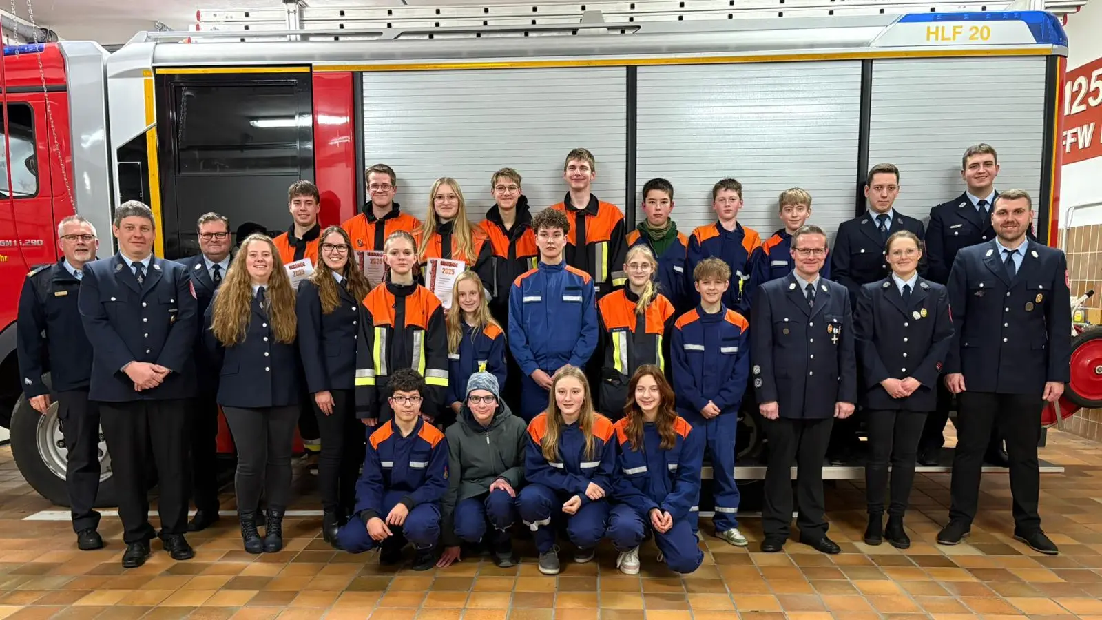 Wissenstestabnahme 2025 - Feuerwehr Hohenburg, Allersburg-Berghausen, Ransbach, Adertshausen. (Bild: Martin Falk)