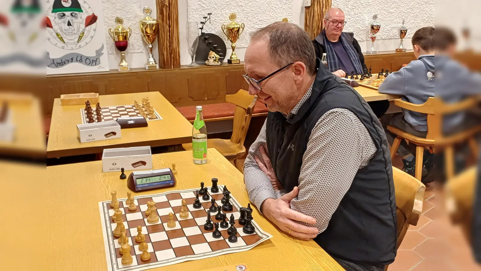 Gut gelaunt zum Blitz-König: Gerhard Franz (Bild: Jürgen Zeitler)