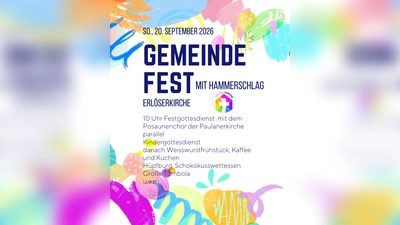 Gemeindefest der Erlöserkirche Amberg am 20.09.2026 (Bild: Dr. David Scherf)