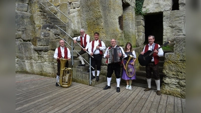 Die Störnsteiner Tanzlmusi spielt für die Gäste zum Tanz auf. (Bild: Michaela Schuller)