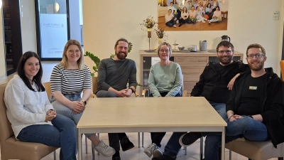 Die Weidner Komödiens zu Besuch im Hospiz Sankt Felix. (Bild: Tanja Recht)