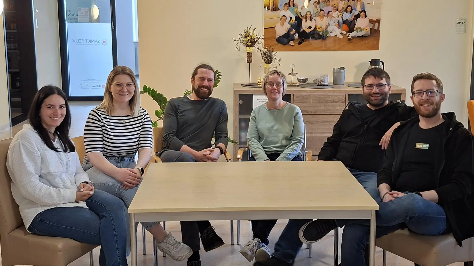 Die Weidner Komödiens zu Besuch im Hospiz Sankt Felix. (Bild: Tanja Recht)