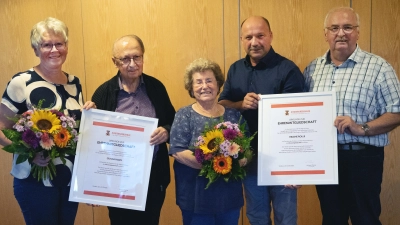 v. l.: Gunda Hagn, Andreas Steinl, Helene Rolle, Thomas Mathes, Herbert Putzer. (Bild: Enrico Gradl )