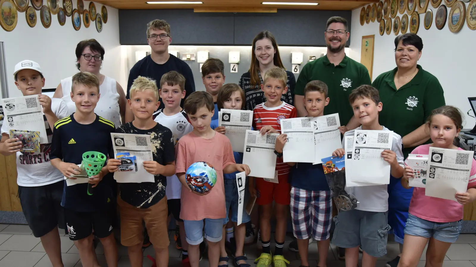 Teilnehmer und Helfer des Ferienprogramms in Poppenricht (Bild: Reiner Hoffmann)