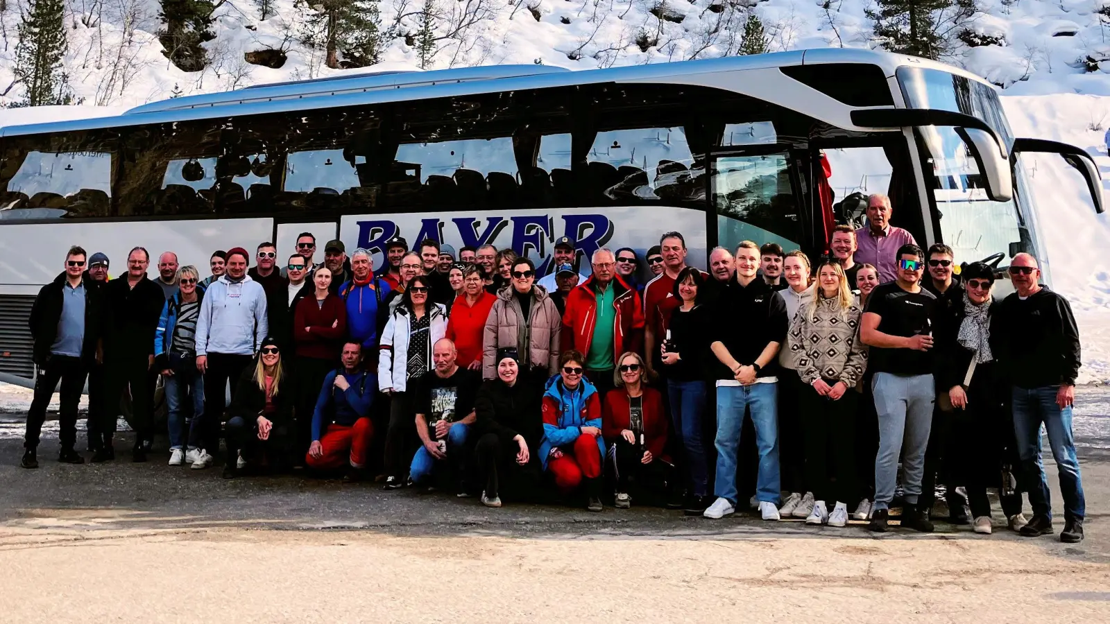 Die Teilnehmer an der Abschlussfahrt. (Bild: Johann Bauer)