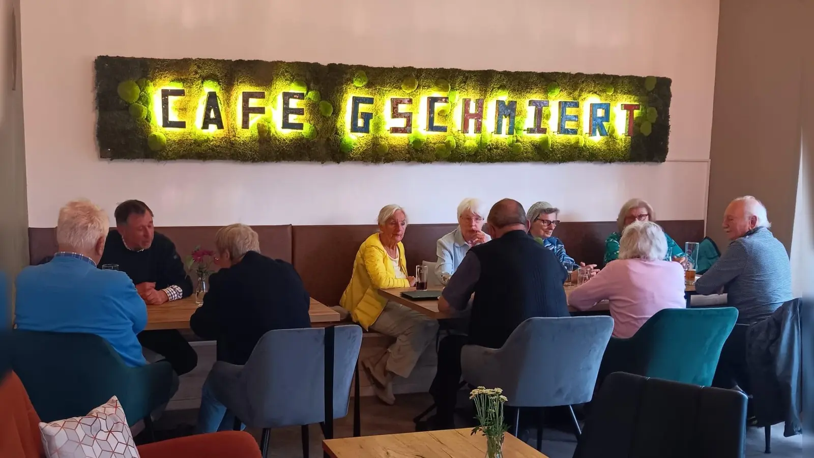 An neuer Stätte traf sich der Stammtisch des Heimatverein. (Bild: exb/Werner Spiesmacher)