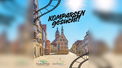 Für den Dreh eines Imagefilms der Frankenpfalz in der Auerbacher Innenstadt wird ein erwachsenes Paar gesucht. (Bild: exb)