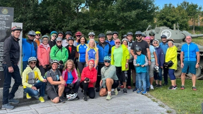 Der RV Eintracht auf Tour im Truppenübungsplatz Grafenwöhr  (Bild: Christian Wiesneth)
