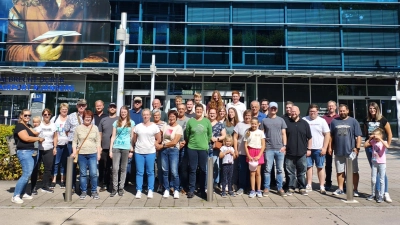 Höhepunkt des Ausfluges, war die Besichtigung des Nürnberger Flughafens. (Bild: Alexander Kleber)