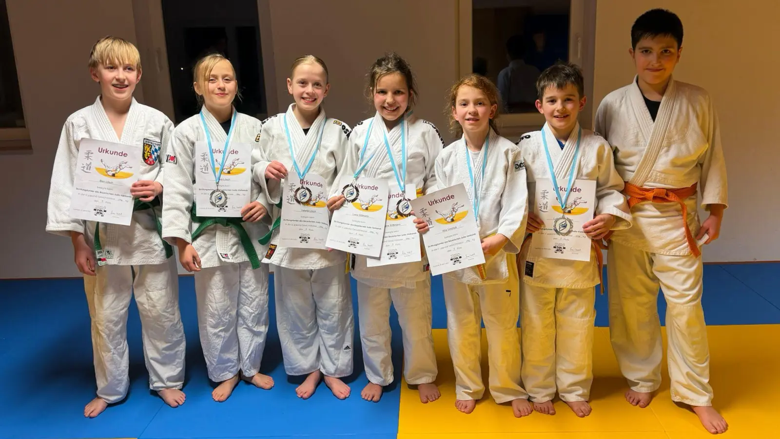 Die erfolgreichen Judoka der DJK Ensdorf (Bild: Manfred Schmid)