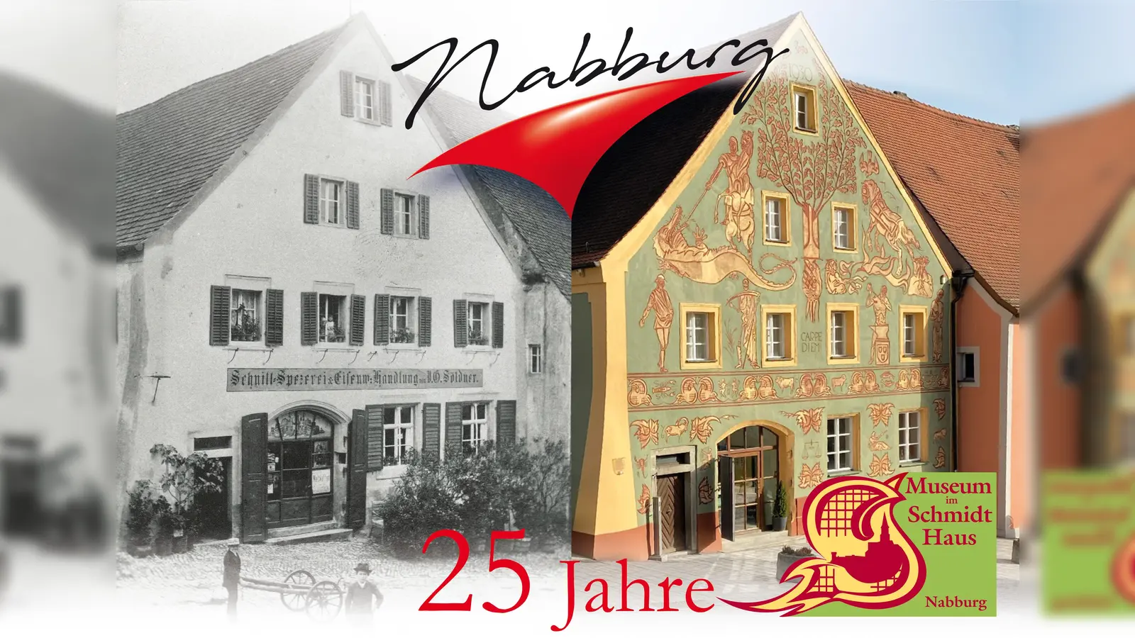 Das Schmidt-Haus vor etwa 100 Jahren und wie man es heute kennt. (Bild: Raphael Haubelt )