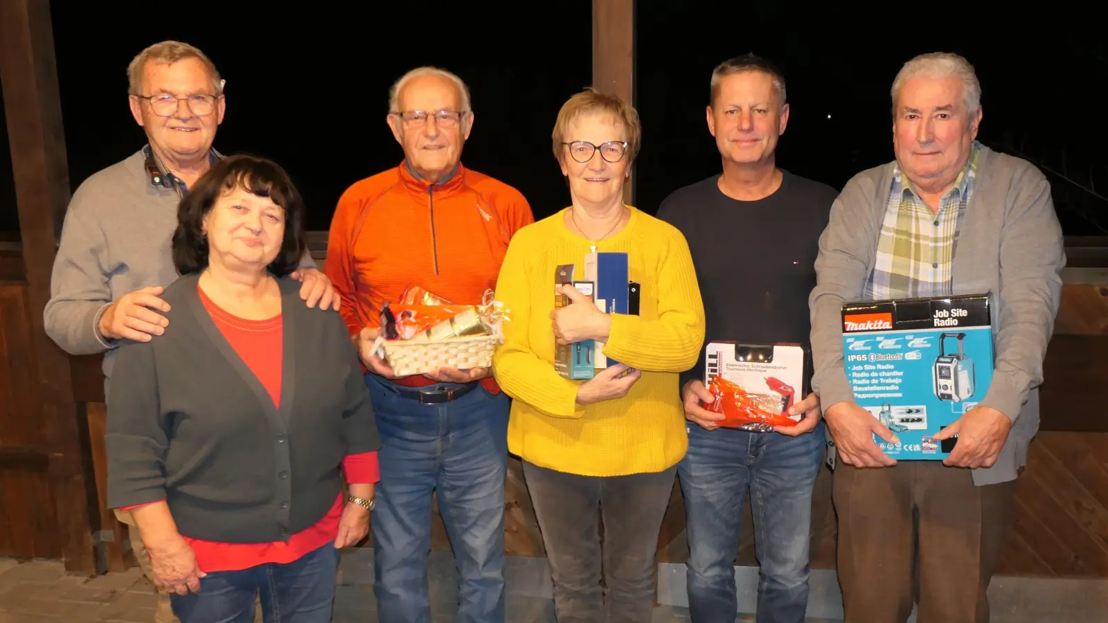 V. l. Richard Sperber, Getrud Sperber, Horst Reitzner, Siglinde Eberl, Frank Pamler und Dieter Haller. (Bild: Dieter Eberl)