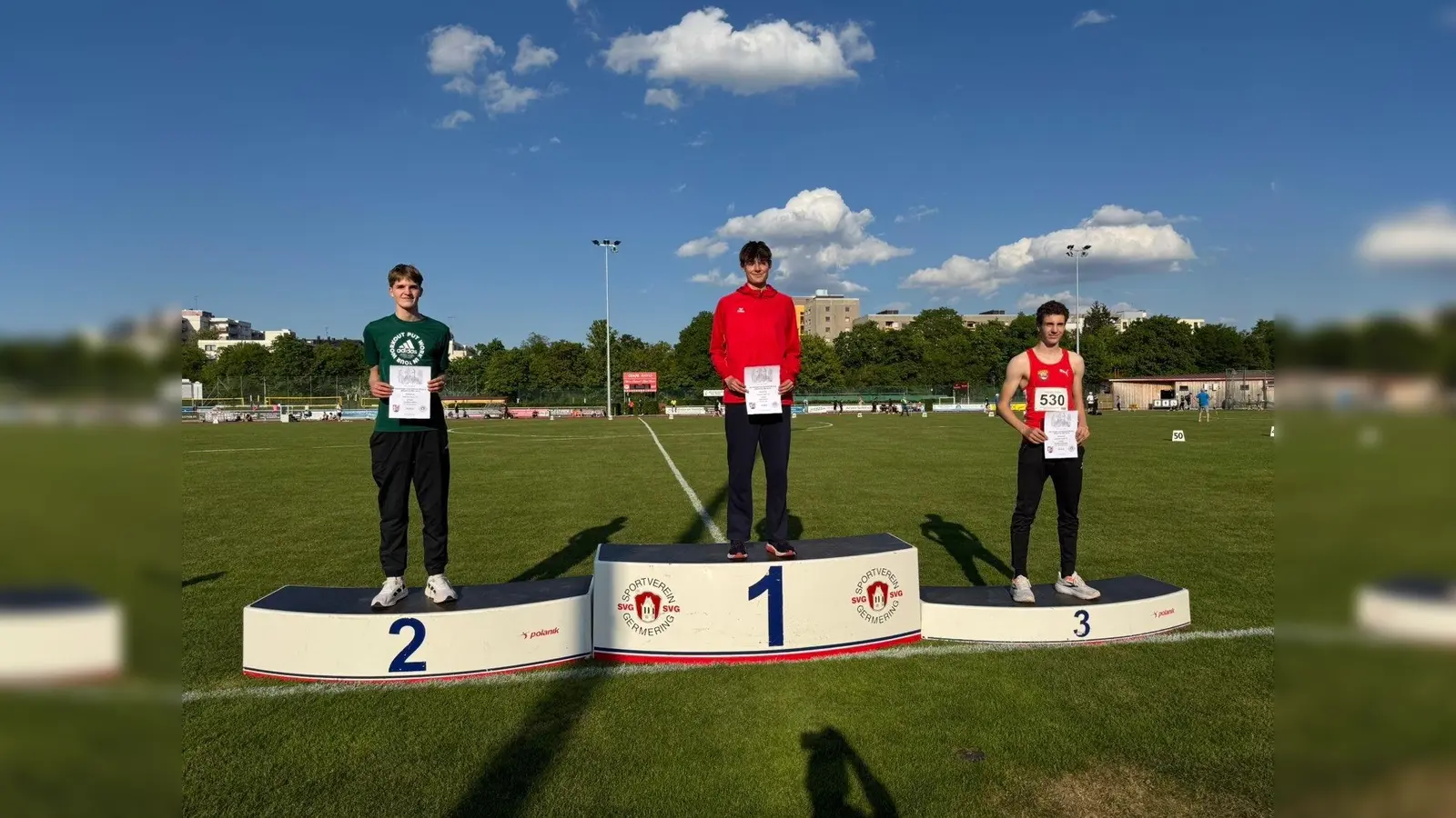Lukas Rosner gewinnt den Dreisprung (Bild: Rosner)
