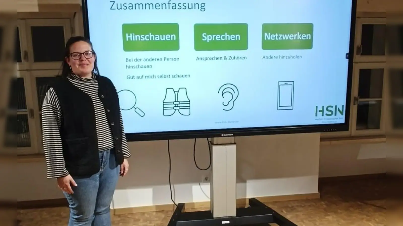 Lena Rüger beim HSN-Kurs (Bild: Kerstin Graf)