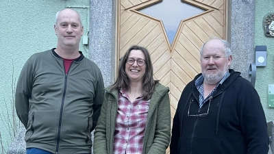 von links: 2. Vorsitzender Thomas Döhler, Referentin Claudia Fuchs, 1. Vorsitzender Michael Weiß (Bild: Ute Döhler)