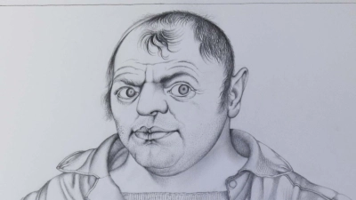Michael Mathias Prechtls Werk „Hab Dürer im Herzen“ aus dem Jahr 1970. (Bild: Stadtmuseum Amberg/Tryhub)