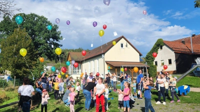 Ein Highlight für die Trippacher Dorfkinder und Gäste war das Spielplatzfest (Bild: Daniela Siller)