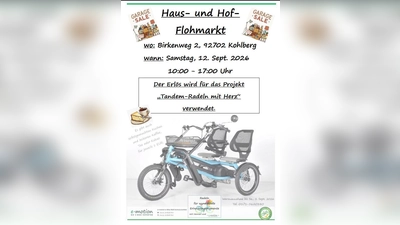 Beim Haus- und Hofflohmarkt in Kohlberg werden am Samstag, 12. September, im Birkenweg 2 Waren für den guten Zweck angeboten. (Bild: QUELLE UNBEKANNT!)