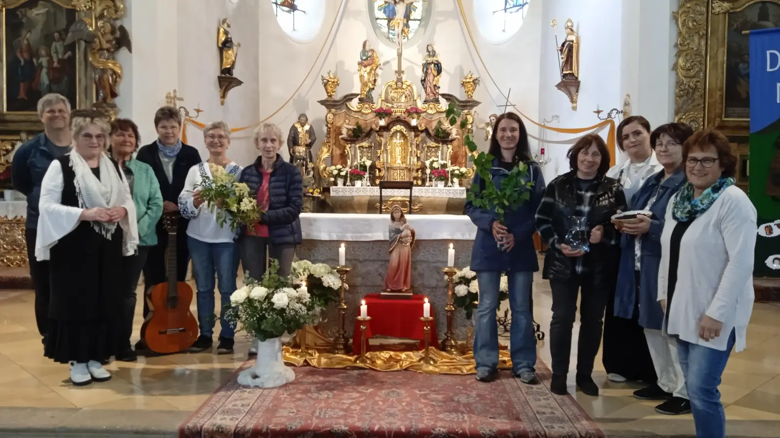 Feierliche Maiandacht zu Ehren unserer Himmelskönigin. (Bild: Sandra Neubeck-Weiser)