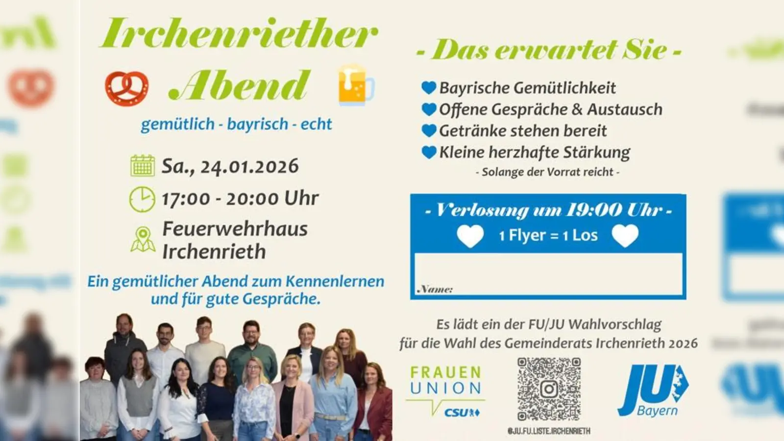 Plakat (Bild: FU/JU Irchenrieth)