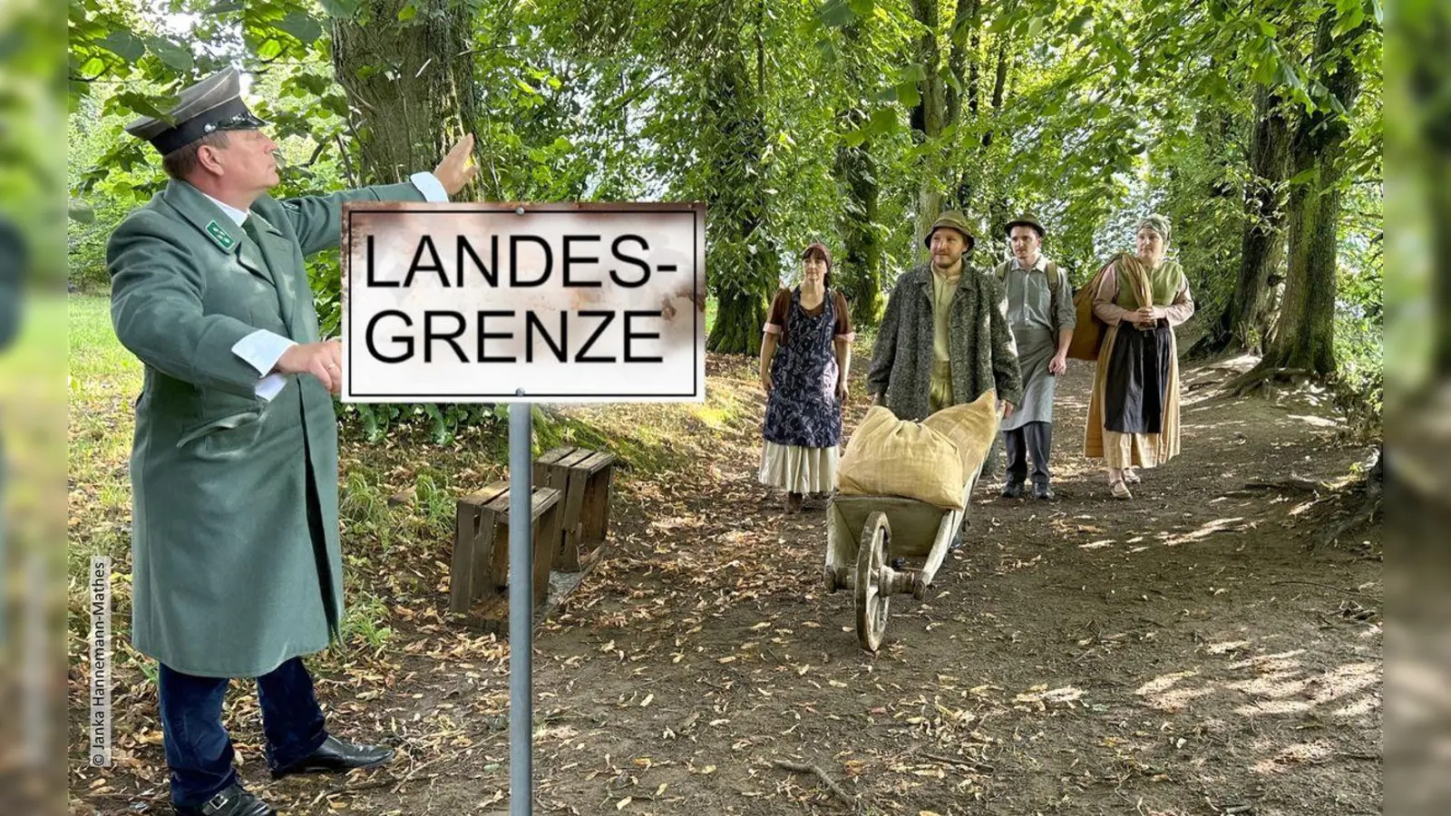 Impression von der Schmuggler-Spielszene (Bild: Janka Hannemann-Mathes)