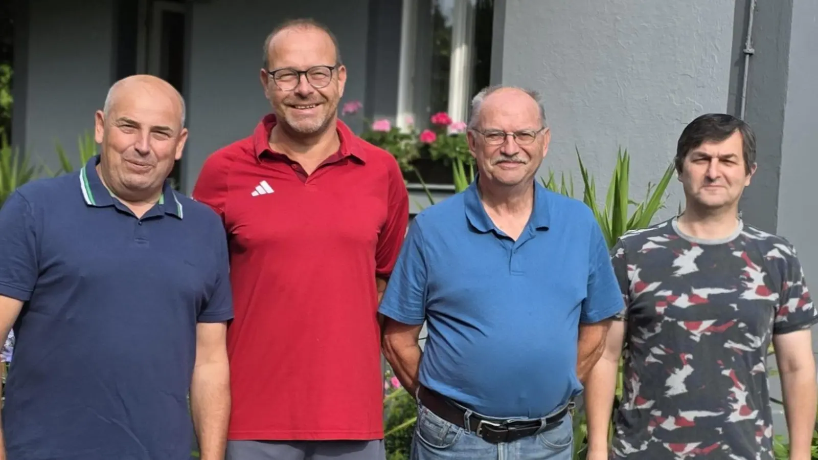 v.l.n.r. Manfred Karl; Sandro Großmann; Hermann Bibel; Norbert Puff (Bild: Sandro Großmann)