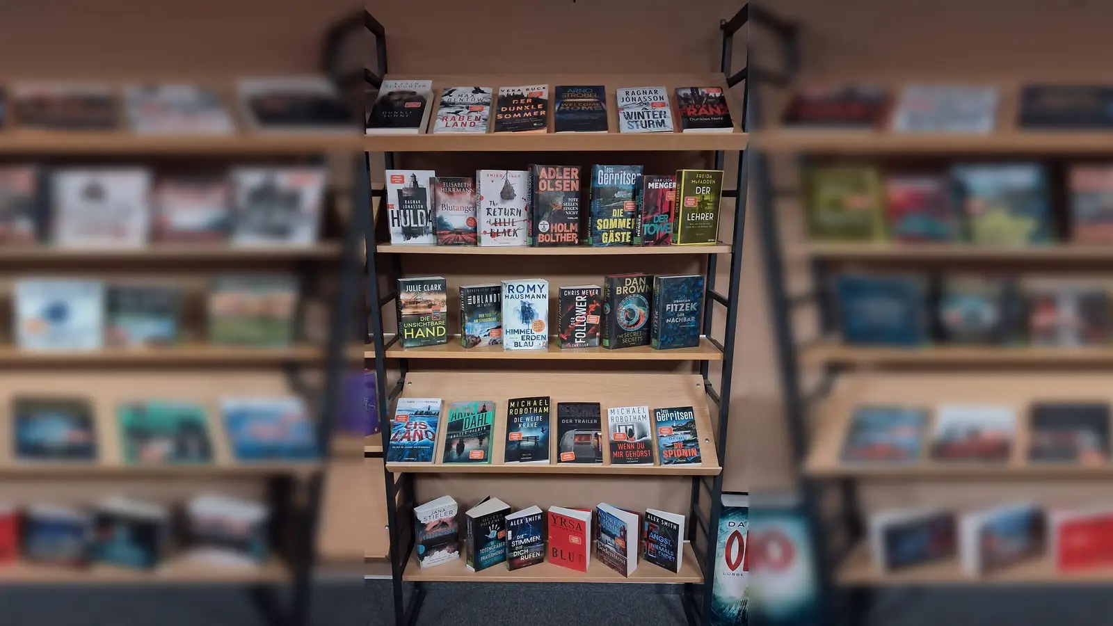 Ein kleiner Ausschnitt der neuen Medien, die ab 4. November den Besucherinnen und Besuchern der Gemeinde- und Pfarrbücherei zur Ausleihe zur Verfügung stehen. (Bild: Claudia Landgraf)