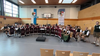 Blaskapelle Falkenberg beim Wertungsspiel  (Bild: Franz Stierstorfer)