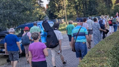 „Wegzehrung” zu einer „An-Geh-Dacht”. (Bild: Margit Hübner)