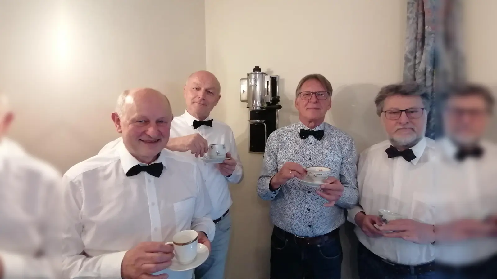 Die Vier Unverdorbenen v. li.: Franz Schöberl, Jürgen Zach, Klaus Götze und Karl Stumpfi. (Bild: Christina Ziereis)