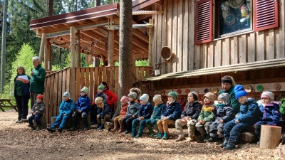 Jubiläum im Waldkindergarten. (Bild: Franziska Reindl)