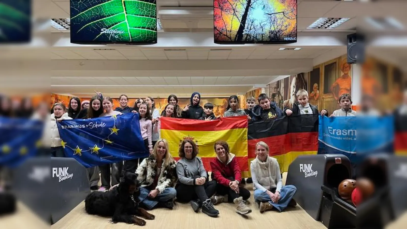 Gäste aus Ibiza erlebten bei ihrem Besuch an der Mittelschule ereignisreiche Tage. (Bild: Kerstin Bereczuk)