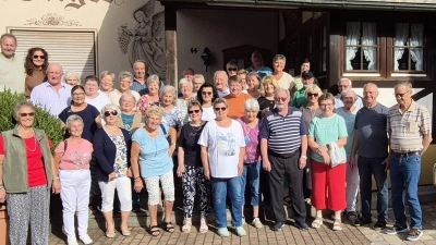 Die Reiseteilnehmer der Bad Gögginggruppe.  (Bild: Gerhard Lang)