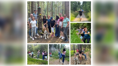 Bewegung, Begegnung und Brotzeit – FU TIR unterwegs auf dem Trimm Pfad (Bild: Claudia Kost)