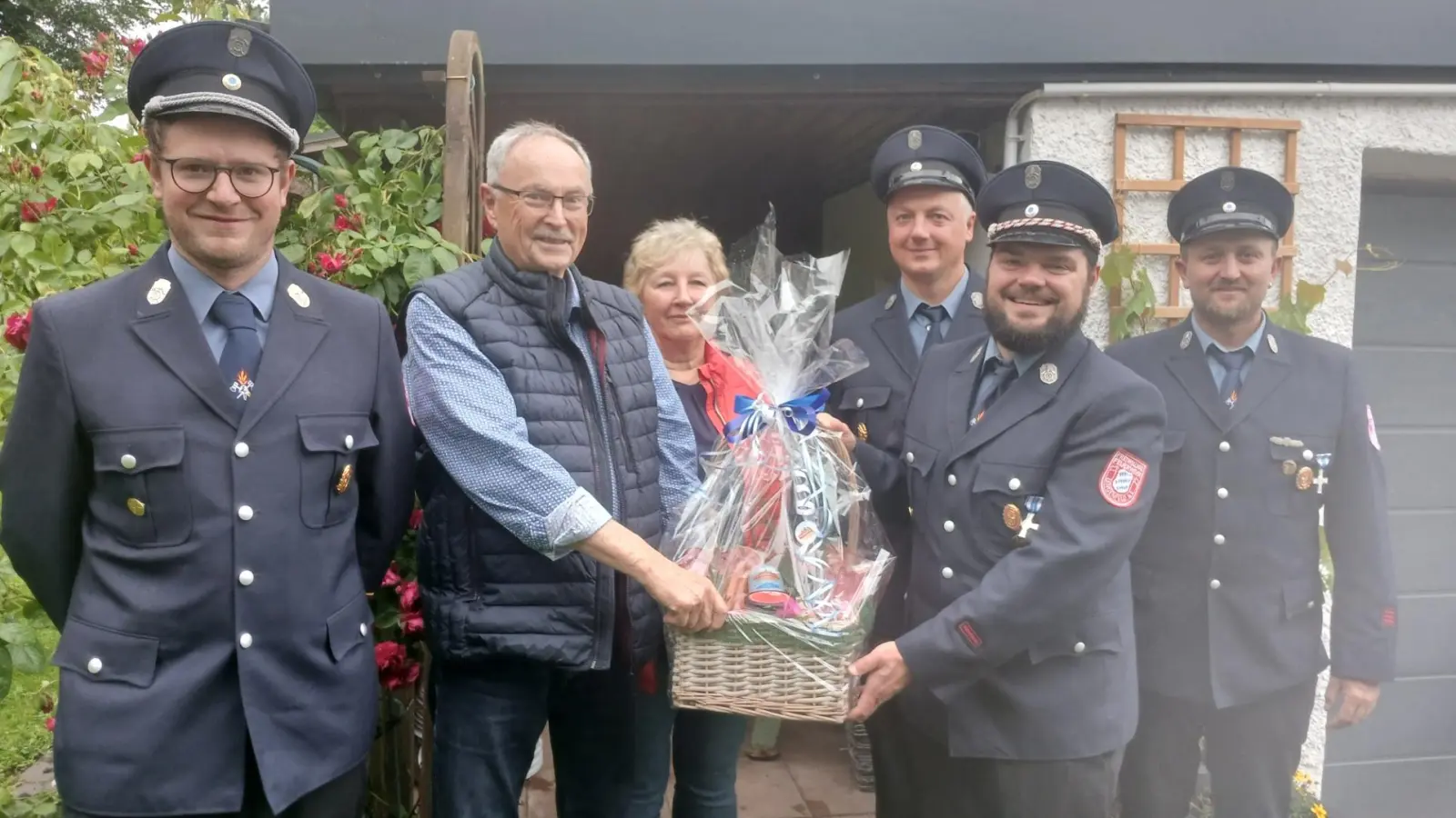 von links: Josef Konrad, Albert Kraus, Marianne Kraus, Christian Schedl, Rupert Gruber, Peter Kraus (Bild: Alexandra Kraus)