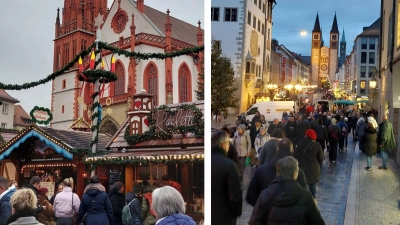 Blick über den Würzburger Weihnachtsmarkt. (Bild: Sigrid Rösl-Koller)