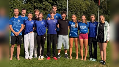 Eine starke Burglengenfelder Leichtathletik Truppe war bei den Niederbayerischen Meisterschaften am Start (Bild: Franz Pretzl)